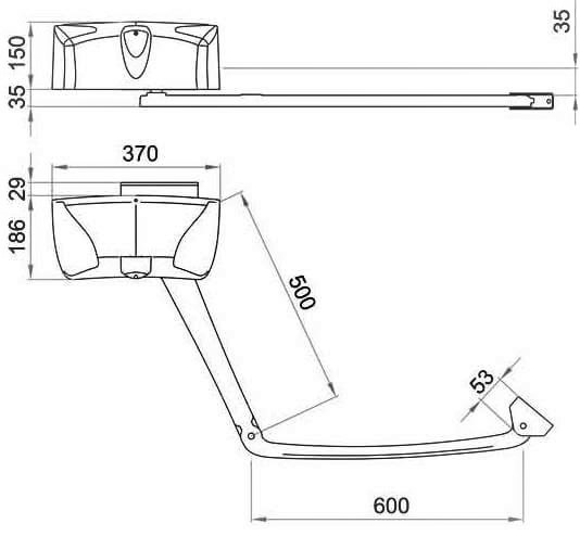 Motorisation portail battant Livi 502